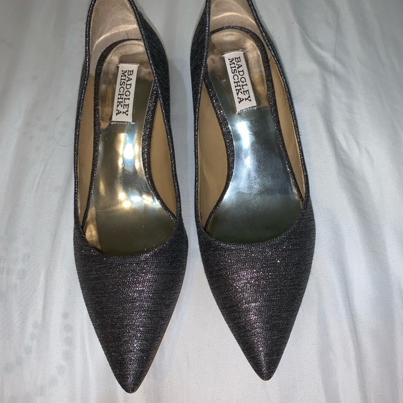 Badgley Mischka Black Pointed-Toe Heels for Special Occasions - Picture 1 of 3